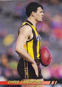 1994 Select AFL #115 Chris Langford Front